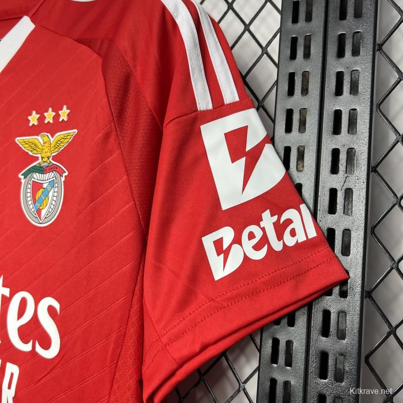 24/25 Benfica Home Jersey