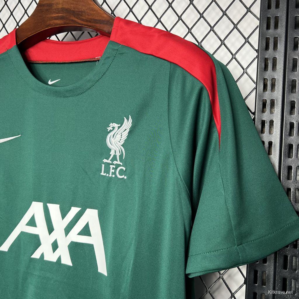 24/25 Liverpool Dark Green Pre-match Jersey