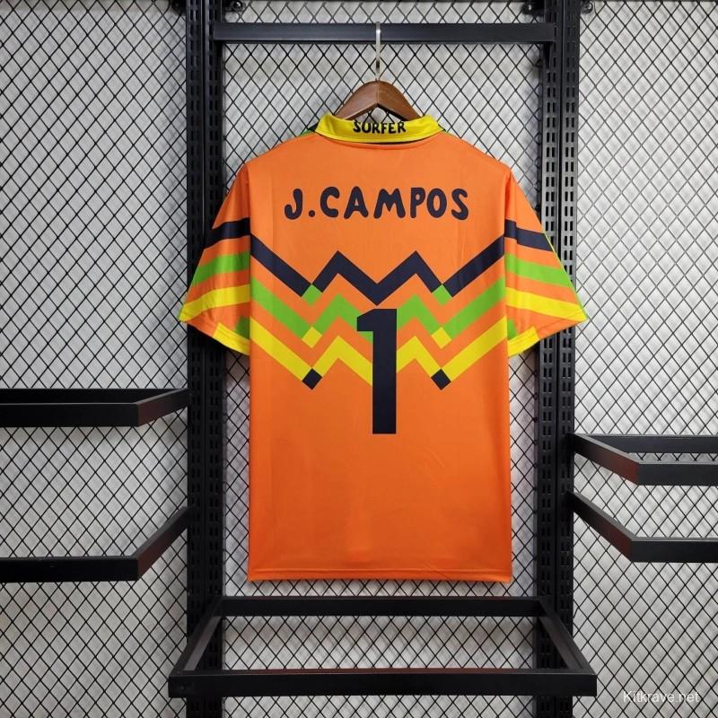 Retro 1994 Mexico Jorge Campos Home Green Goalkeeper