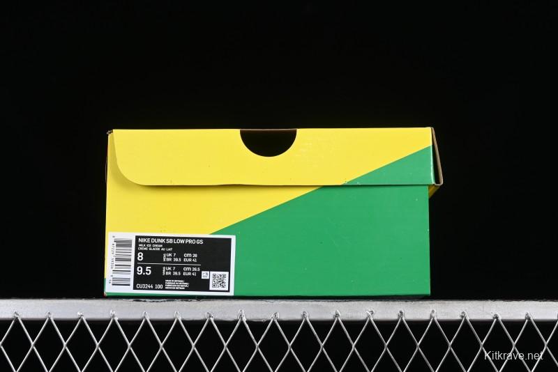 Nike Ben & Jerry's x Nike SB Dunk Low Pro QS "Chunky Dunky" Classic Casual Skate Shoes - CU3244-100