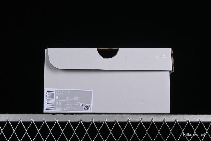 Nike Air Force 1 '07 Low Casual Sneakers with Double Swoosh Design - DD8959-100