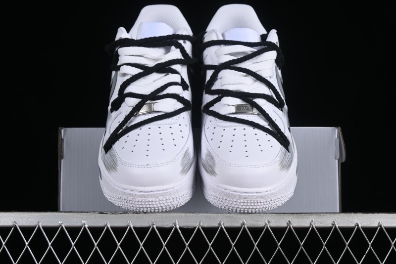 Nike Air Force 1 '07 Low Custom Anime Theme Spray Paint Swoosh Casual Sneakers - ZH0316-011