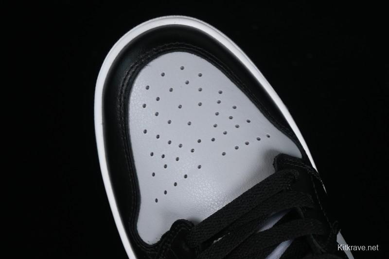 Nike Air Jordan 1 Low AJ1 Black Grey Red Hook Low-Top Culture Basketball Shoes - DC0774-062