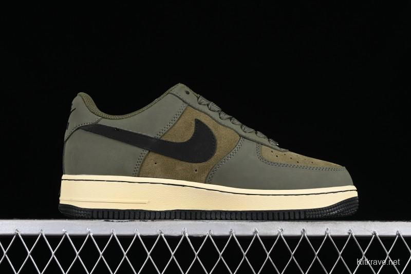 Nike Air Force 1 '07 Low LV Collaboration - Military Green Casual Sneakers - BA8806-223