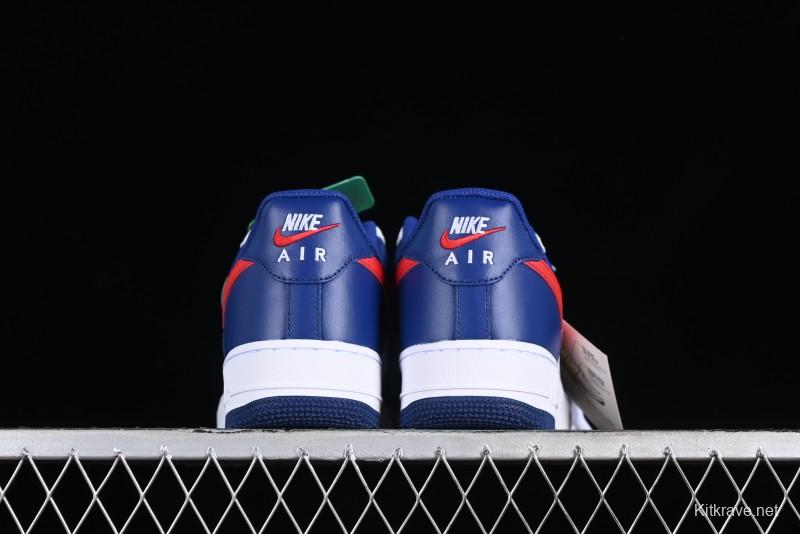 Nike Air Force 1 '07 Low White Blue Red Casual Shoes - CZ9164-100