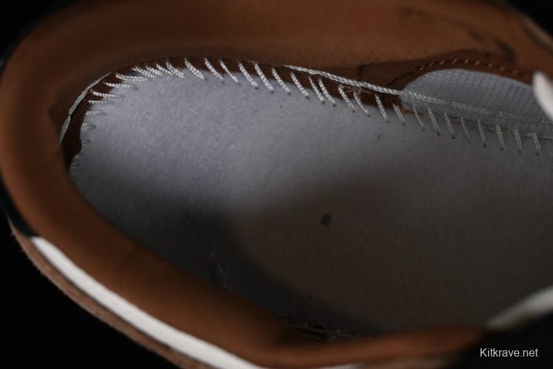 Nike SB Dunk Low LV Collaboration - Black Brown Fade Anniversary Custom Low-Top Casual Sneakers - SJ2068-233