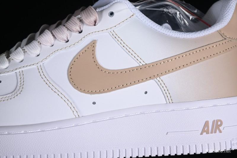 Nike Air Force 1 '07 Low Custom Official Hot-Sale Anime Theme Gradient Yellow Swoosh Casual Sneakers - FN0366-104