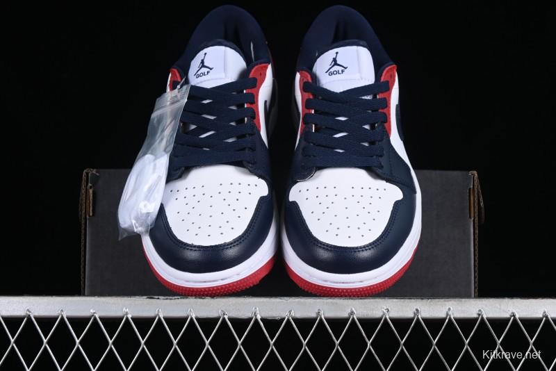 Nike Air Jordan 1 Low Golf Shoes Black Toe - DD9315-113