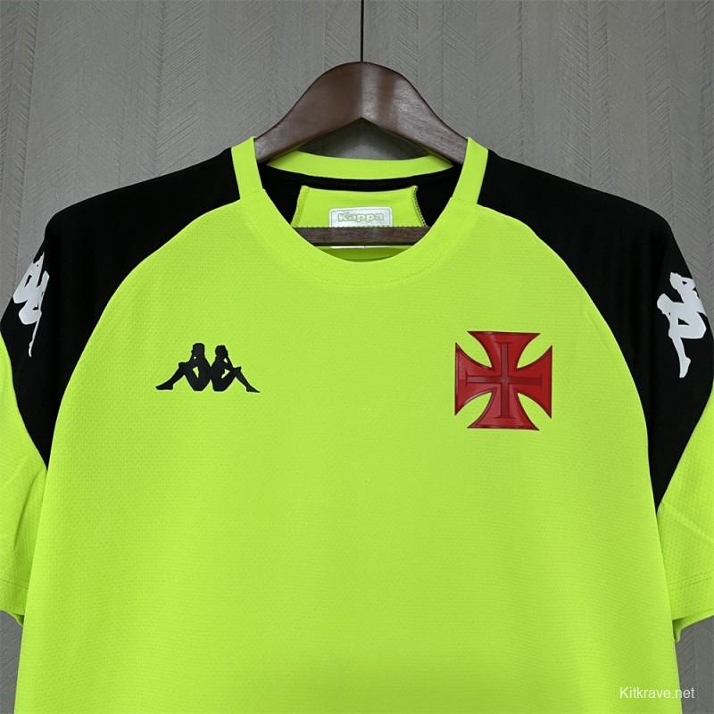 24/25 Vasco Da Gama Training Jersey Fluorescent Green Jersey