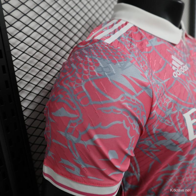 Player Version 24/25 Real Madrid Pink Dragon Special Jersey