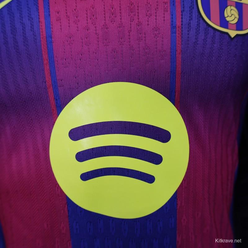 Player Version 25/26 Barcelona Home Jersey