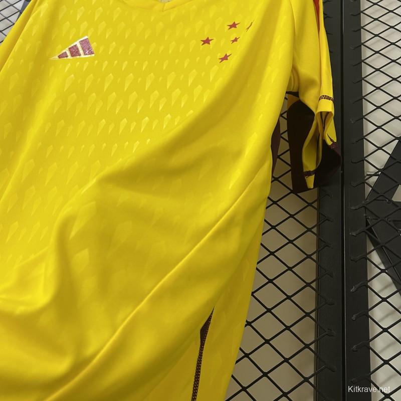 24/25 Cruzeiro Limited Edition Goalkeeper Yellow Jersey