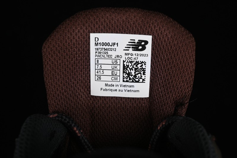 Joe Freshgoods x New Balance 1000 Series Retro Dad Style Low-Top Casual Running Shoes - M1000JF1