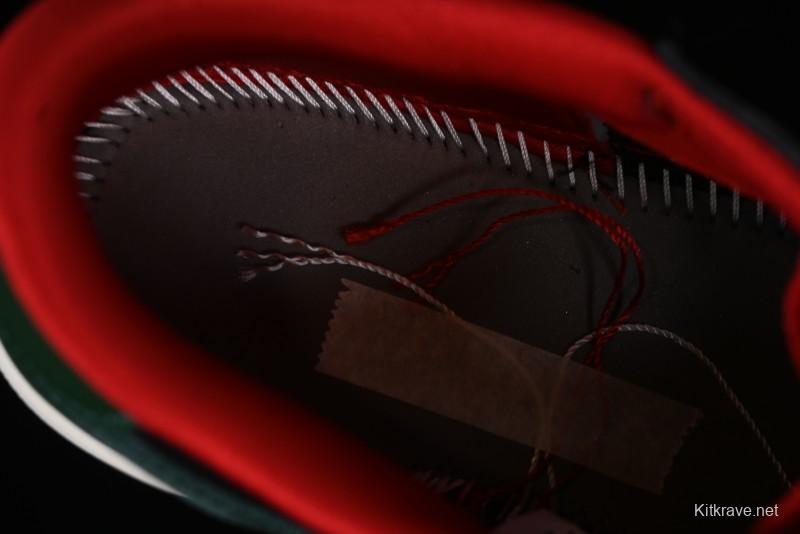 Nike Air Jordan 1 Low AJ1 Black Green Casual Sneakers - CZ0775-036