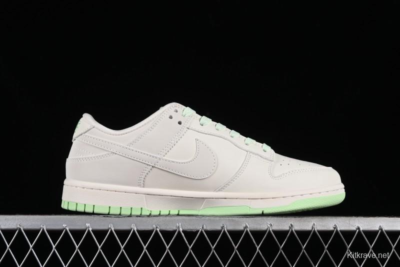 Nike SB Dunk Low LV Collaboration - Double Swoosh Fluorescent Green Anniversary High-End Custom Low-Top Casual Skate Shoes - XX2025-321