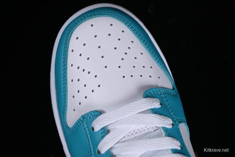 Nike SB Dunk Low Casual Skate Shoes in White Green Orange - DV0833-102