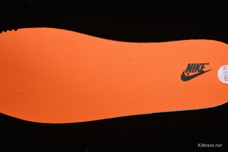 Nike SB Dunk Low Casual Skate Shoes in White, Orange, and Black - DH9765-003