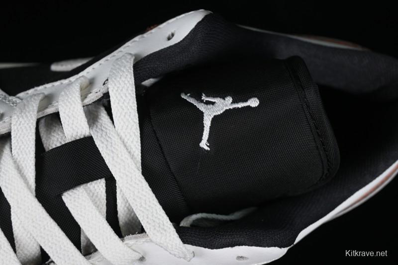 Nike Air Jordan 1 Low "Quai 54" Casual Sneakers in White Black Blue - HQ0764-001