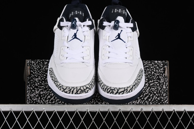 Nike Jordan Spizike Low AJ Hybrid Sneakers with Classic White-Black Colorway - FQ1759-104