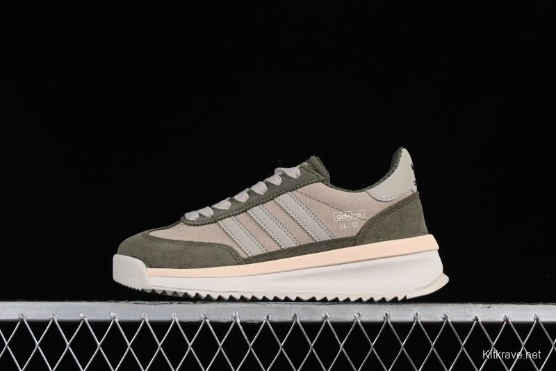 Adidas Originals SL 72 Retro Running Shoes with Ecotex Tongue and EVA Midsole - IH5632