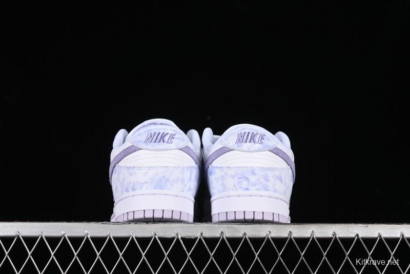 Nike SB Dunk Low Premium White Light Purple Skateboarding Shoes - DM9467-500