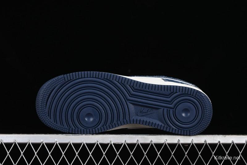 Nike Air Force 1 '07 Low LV Collaboration - Midnight Navy Low-Top Casual Sneakers - SJ2088-003