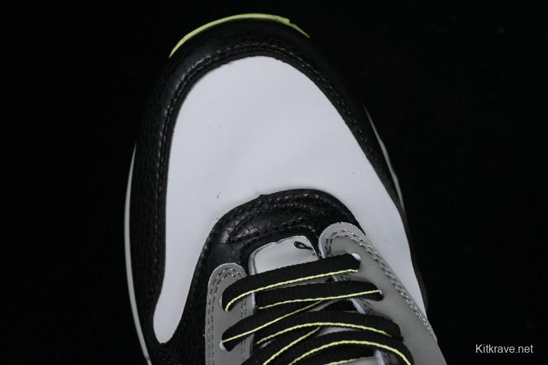 Nike Air Max 1 Retro Running Shoes with Half-Sole Air Cushion - HF3713-002