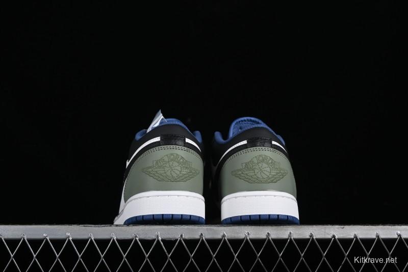 Nike Air Jordan 1 Low AJ1 Casual Lifestyle Sneakers - 553558-414