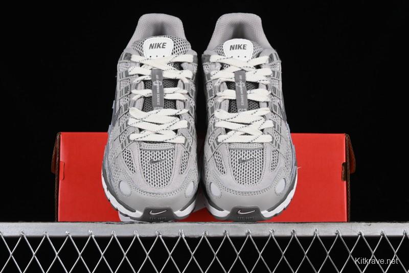 Nike P-6000 Prm Retro Casual Sneakers with Lightweight Design - FN6837-012