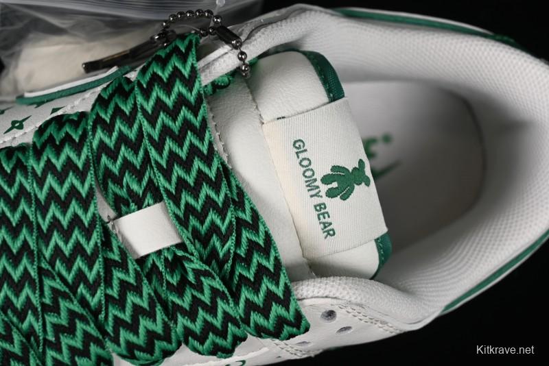 Nike SB Dunk Low LV Collaboration - Beige Green Glow in the Dark Violent Bear Anniversary High-End Custom Sneakers - SJ2068-241