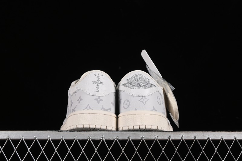 Nike Air Jordan 1 Low OG SP Travis Scott x Fragment Design Collaboration Sneakers - LX1988-700