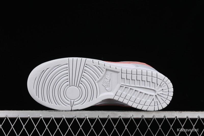 Nike SB Dunk Low White Grey Pink Skateboarding Shoes - HF0730-160