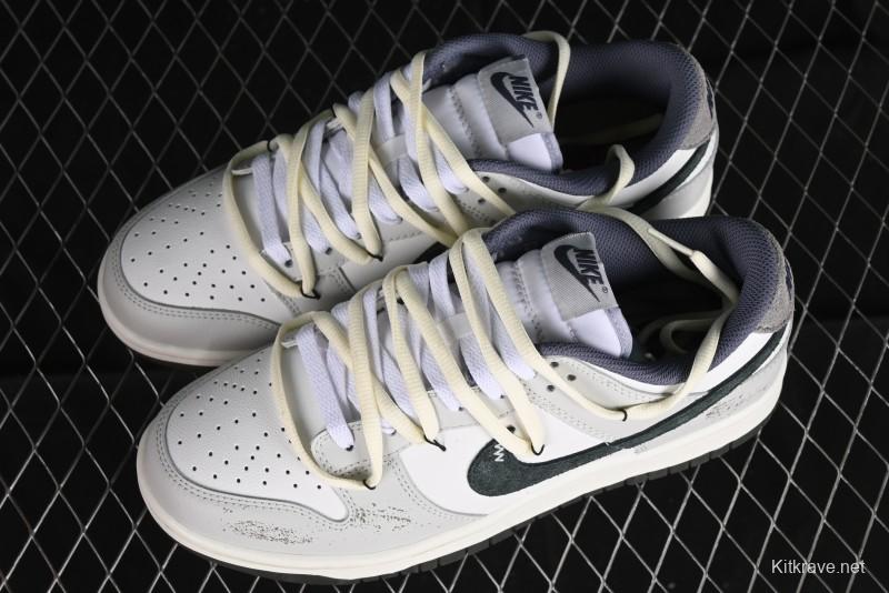 Nike Dunk Low SE Bubble Jellyfish Grey Island SB Strap Low-Top Casual Skate Shoes - FJ4188-100