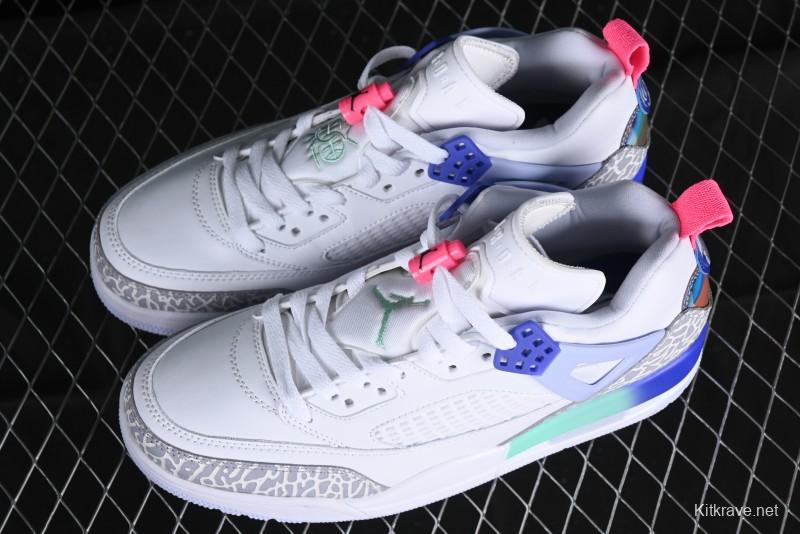 Nike Jordan Spizike Low AJ Hybrid Sneakers with Rainbow Colorway - HF5758-151