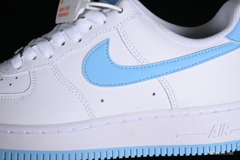 Nike Air Force 1 '07 Low White Blue Casual Sneakers - FQ4296-100