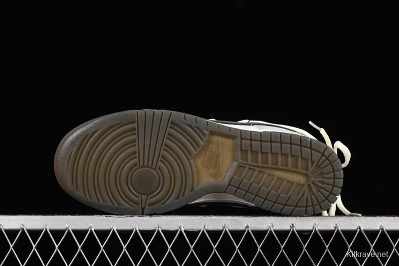 Nike Dunk Low SE Bubble Jellyfish Grey Island SB Strap Low-Top Casual Skate Shoes - FJ4188-100