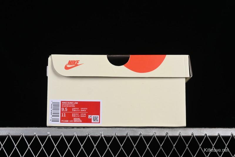 Nike SB Dunk Low Supreme Collaboration Anniversary Customized Casual Sneakers - FC1688-143