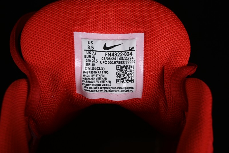 Nike Precision VII Low-Top Basketball Shoes with Shock Absorption Anti-Slip Wear-Resistant for Game Control - FN4322-004
