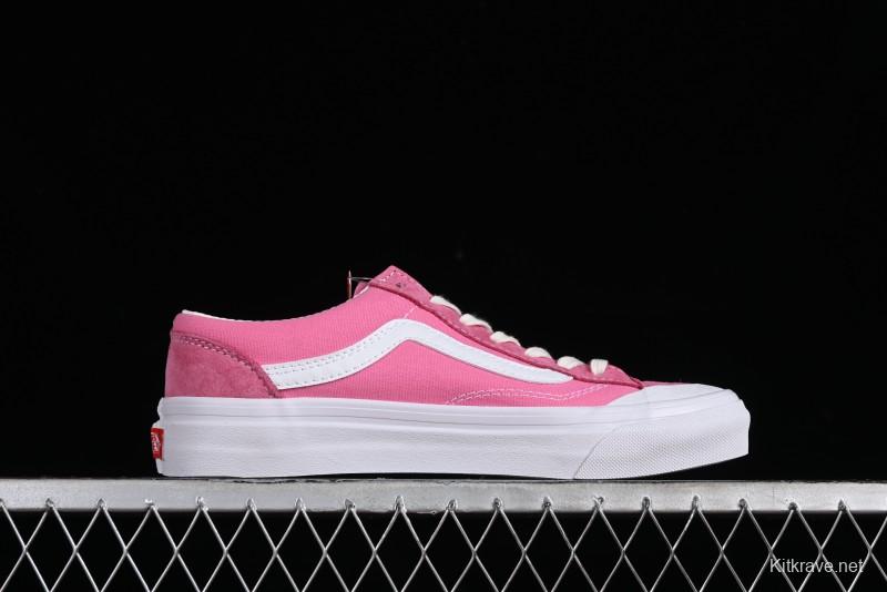 Vans Style 36 Decons Dragon Fruit Color Half-Moon Toe Vulcanized Casual Skate Shoes - VN000MT6PIN