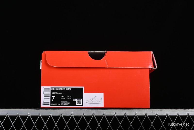 Nike SB Dunk Low Supreme Collaboration - Classic Beige Gray Anniversary High-End Custom Low-Top Casual Skate Shoes - XX8888-001