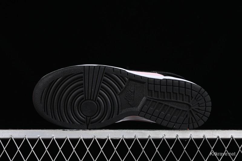 Nike Dunk Low SB Pink Black Casual Skate Shoes - DJ9955-600