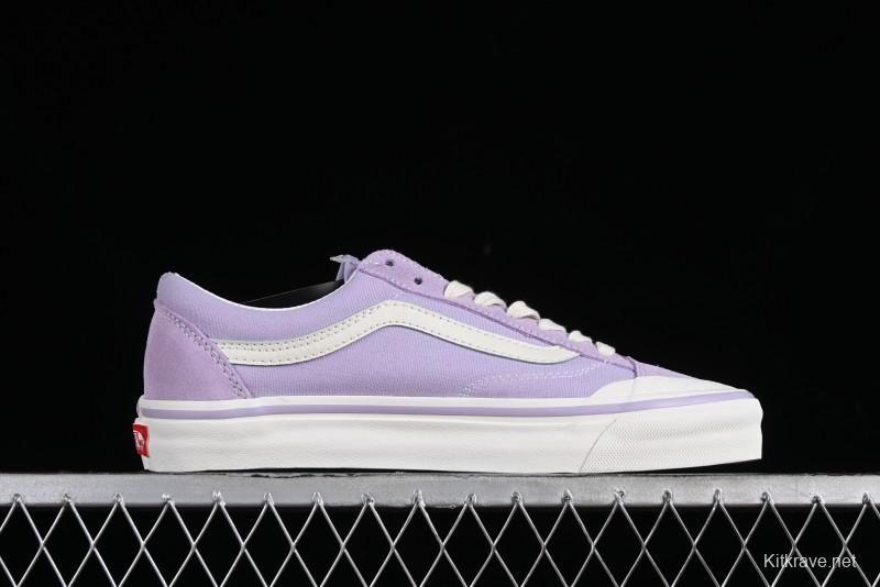 Vans Old Skool Reissue 136 Classic Low-Top Skate Shoes with Detachable Cushioned Insole and Crescent Toe Design - VN000MT6E3N