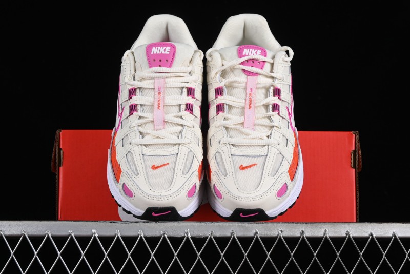 Nike P-6000 Retro Casual Sneakers Dad Shoes with Layered Design and Lightweight Body - CW1351-100