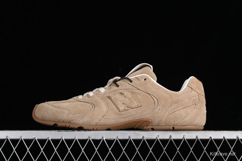 Miu Miu x New Balance 530 Low-Top Retro Running Sneakers with Deconstructed Design - 38165