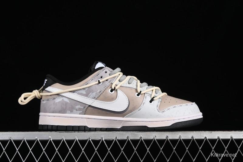 Nike Dunk Low "Joker" Speed Space Breaker White Grey SB Strap Casual Skate Shoes - DD1391-100