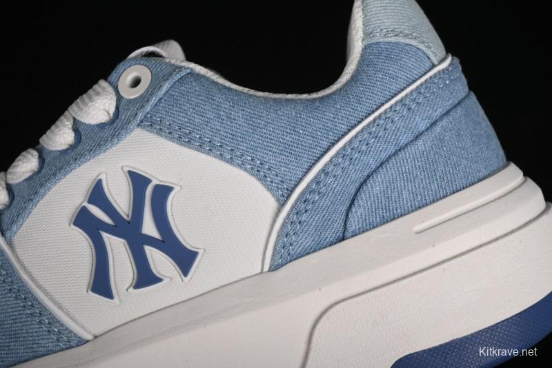 New York Yankees MLB Chunky Liner Denim Basic Platform Sandals - 3ASXCVT4N50BLS