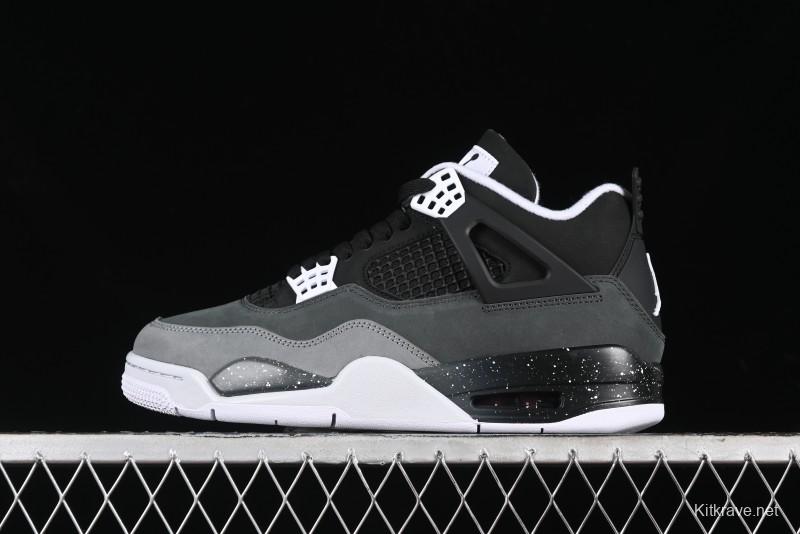 Nike Air Jordan 4 Retro Fear Basketball Shoes - FQ8138-002