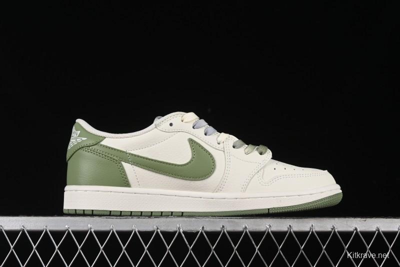 Nike Travis Scott x Fragment Design x Air Jordan 1 Low OG SP AJ1 Low Top Casual Sneakers - DM7866-019