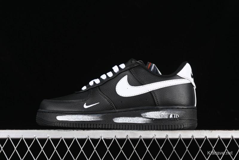 Nike Air Force 1 '07 Low Graffiti Swoosh Casual Sneakers - CI9533-081