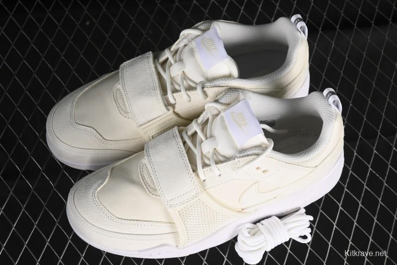 Nike Travis Scott x Shark-A-Don "Sail" Low-Top Lifestyle Casual Shoes - HQ3061-100